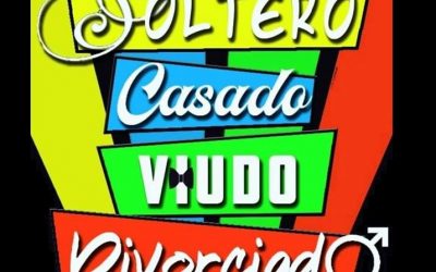 Soltero, casado, viudo y divorciado