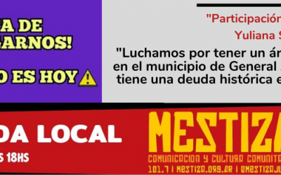 “Luchamos por tener un área de género en el municipio de General Arenales que tiene una deuda histórica en este tema”