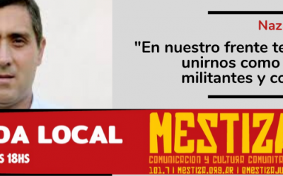 “En nuestro frente tenemos que unirnos como argentinos, militantes y compañeros”