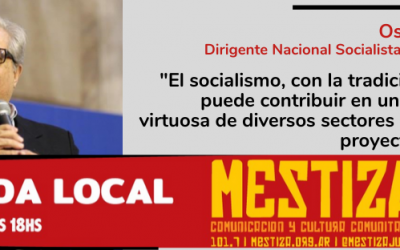 “El socialismo, con la tradición que tiene, puede contribuir en una articulación virtuosa de diversos sectores en torno a un proyecto de ciudad”