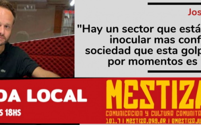 “Hay un sector que está intentando inocular mas confusión a una sociedad que esta golpeada y que por momentos es permeable”