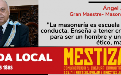 “La masonería es escuela de vida y de conducta. Enseña a tener criterio propio para ser un hombre y una mujer más ético, más tolerante”