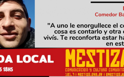 “A uno lo enorgullece el comedor, una cosa es contarlo y otra es cuando lo vivís. Te reconforta estar haciendo esto en este momento”