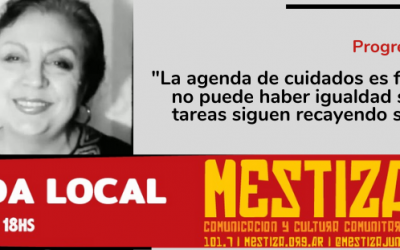 “La agenda de cuidados es fundamental, no puede haber igualdad si todas esas tareas siguen recayendo siempre en la mujer”