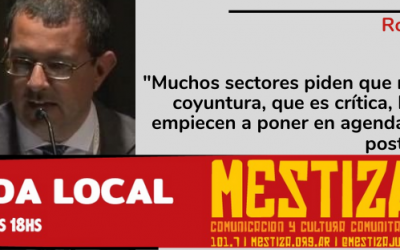 “Muchos sectores piden que más allá de la coyuntura, que es crítica, los gobiernos empiecen a poner en agenda las acciones post cuarentena”