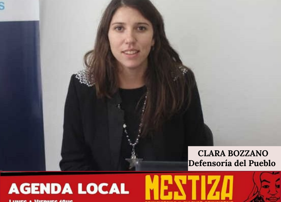 Clara Bozzano. Defensoría del Pueblo en Junín
