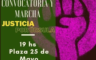 El reclamo por justicia para Úrsula vigente en las calles de nuestra región